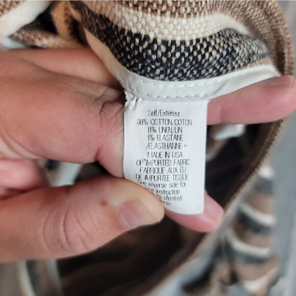 THEORY Striped Shorts  - Picture 8 of 8